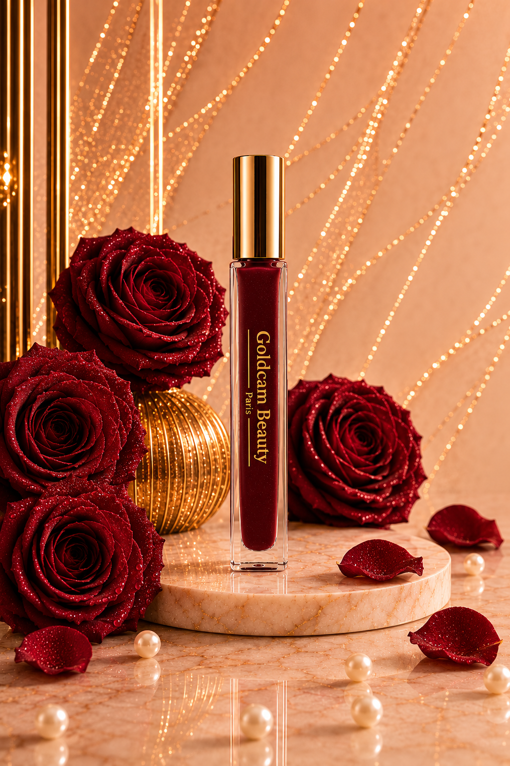 Rouge à Lèvres Dark Best — flacon Goldcam Beauty Paris