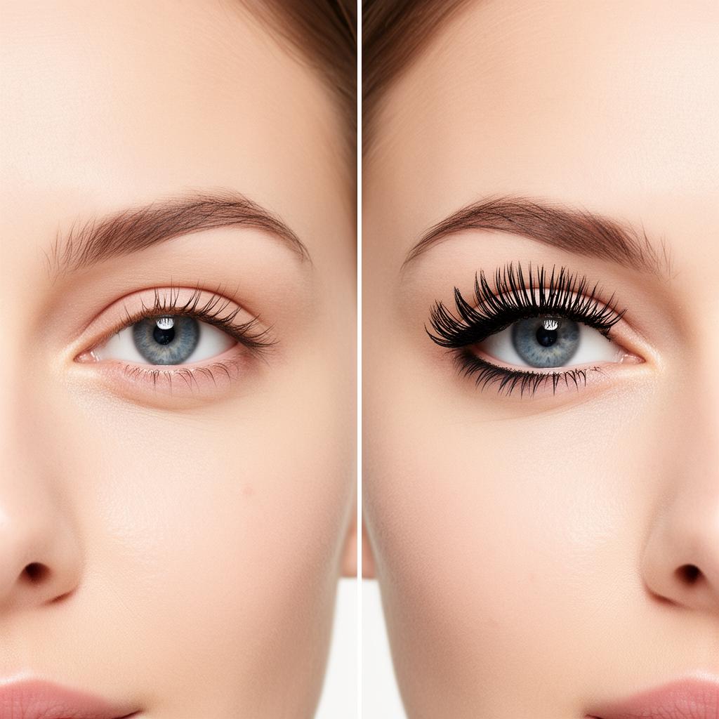 Mascara Noir avant après
