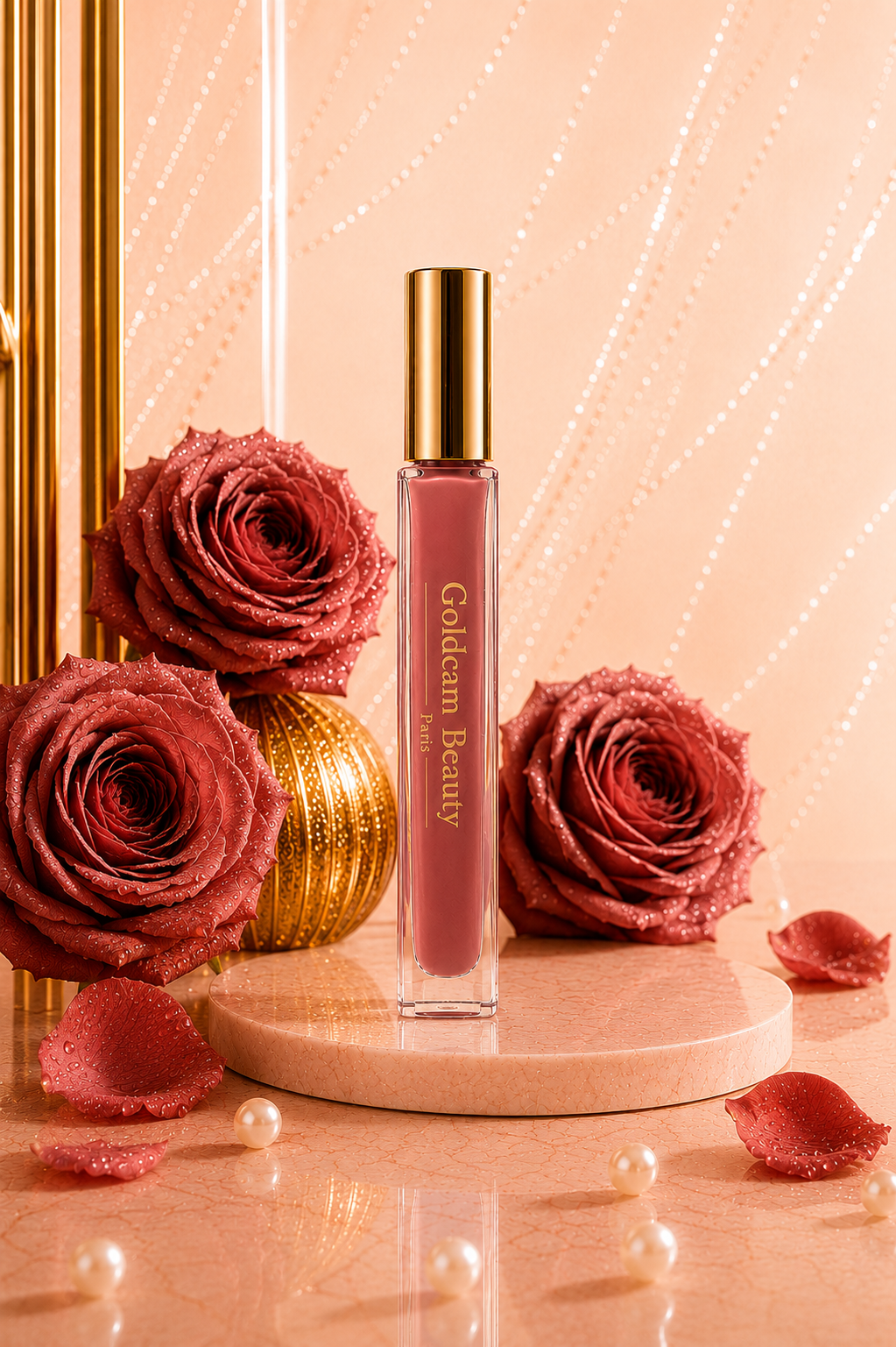 Rouge à Lèvres Vivi — flacon Goldcam Beauty Paris